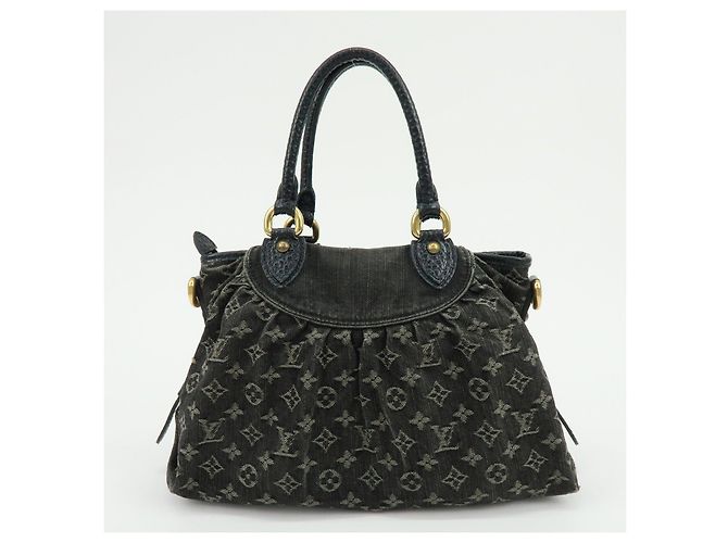 Borsa a mano Louis Vuitton Monogram Denim Neo Cabby MM Noir M95351 - vista 2
