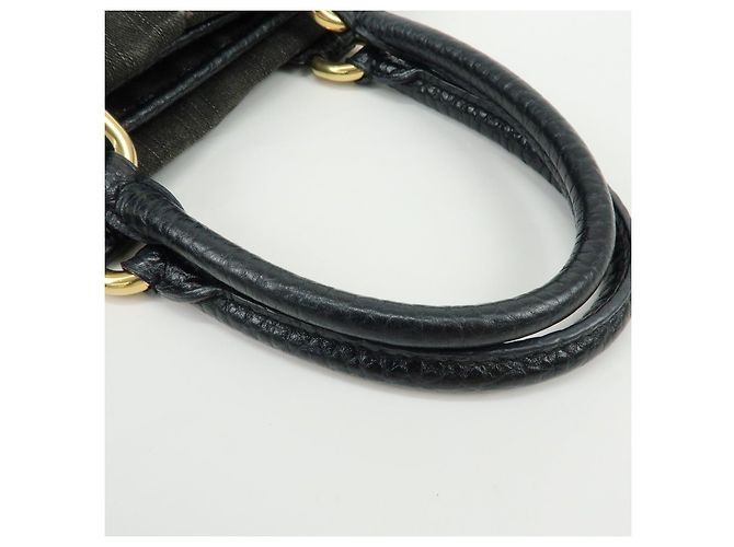 Borsa a mano Louis Vuitton Monogram Denim Neo Cabby MM Noir M95351 - vista 6