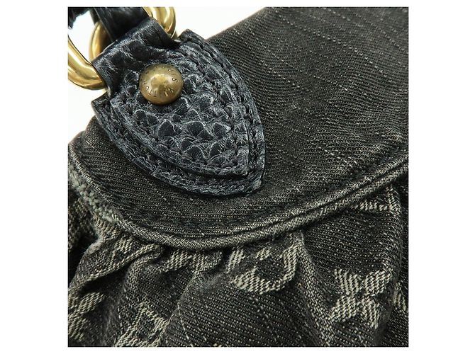 Borsa a mano Louis Vuitton Monogram Denim Neo Cabby MM Noir M95351 - vista 8