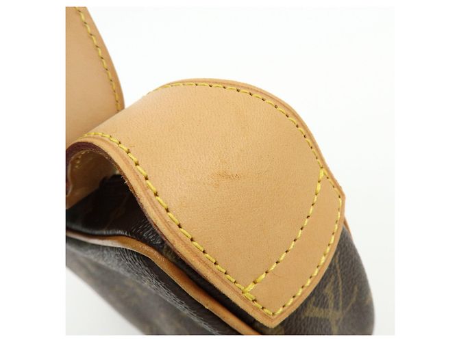 Borsa a tracolla Louis Vuitton Monogram Croissant MM Brown M51512 - vista 10