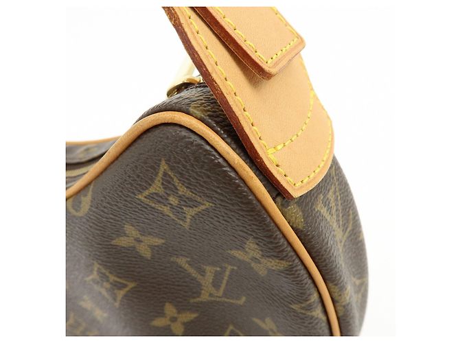Borsa a tracolla Louis Vuitton Monogram Croissant MM Brown M51512 - vista 16