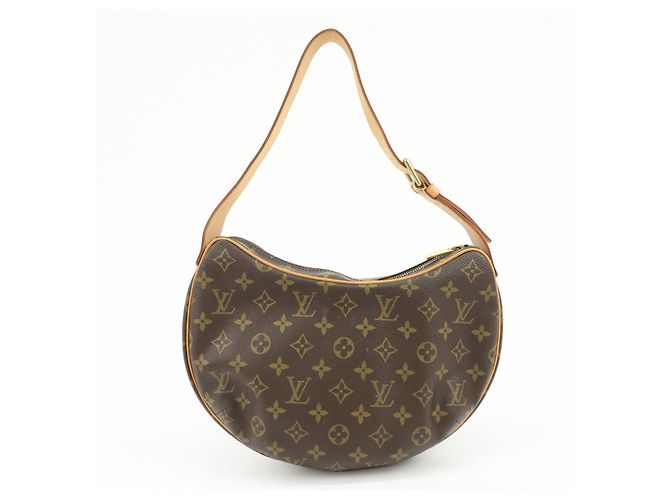 Borsa a tracolla Louis Vuitton Monogram Croissant MM Brown M51512 - vista 2