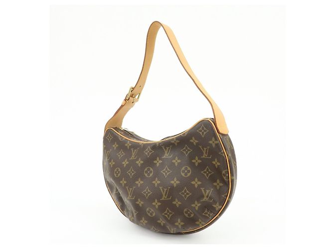 Borsa a tracolla Louis Vuitton Monogram Croissant MM Brown M51512 - vista 3