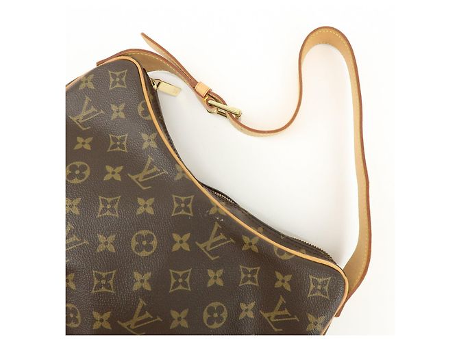 Borsa a tracolla Louis Vuitton Monogram Croissant MM Brown M51512 - vista 6