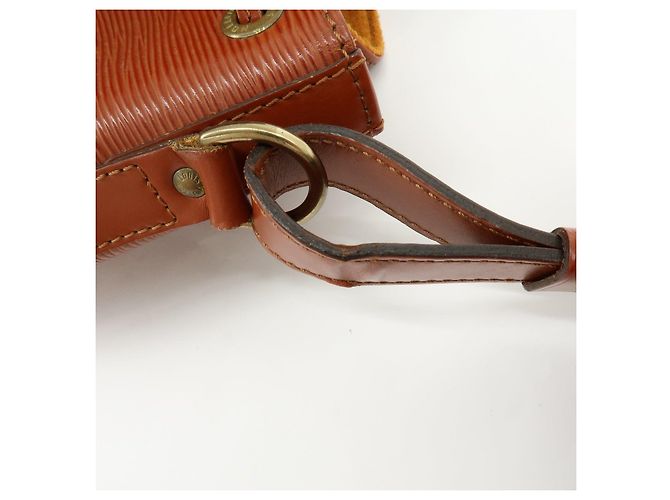 Borsa a tracolla Louis Vuitton Epi Petit Noe Kenya Brown M44103 - vista 11