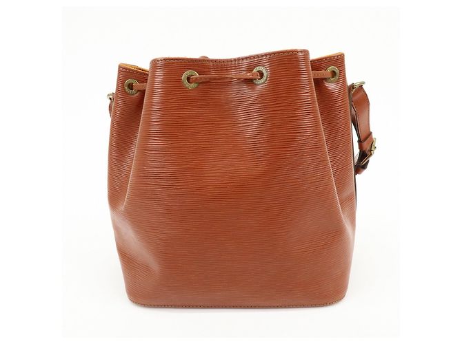 Borsa a tracolla Louis Vuitton Epi Petit Noe Kenya Brown M44103 - vista 2