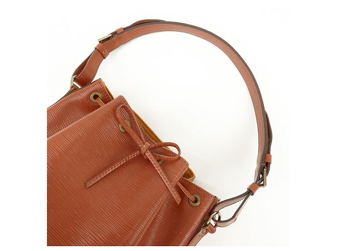 Borsa a tracolla Louis Vuitton Epi Petit Noe Kenya Brown M44103 - vista 6