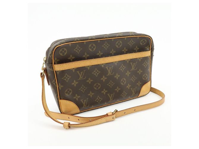 Borsa a tracolla Louis Vuitton Monogram Trocadero 30 Marrone M51272 - vista 4