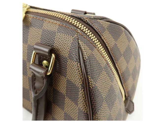 Louis Vuitton Damier Ebene Rivera Mini Hand Bag Brown N41436 - vista 15