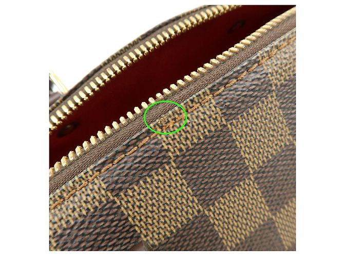 Louis Vuitton Damier Ebene Rivera Mini Hand Bag Brown N41436 - vista 19