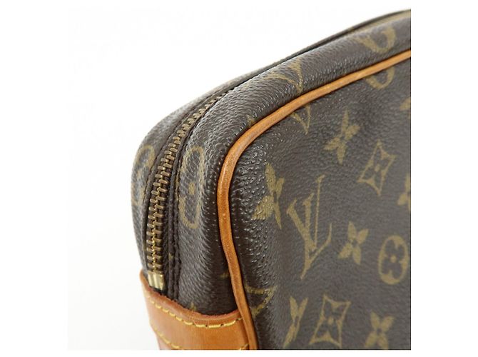 Louis Vuitton Monogram Compiegne 23 Pouch Clutch Bag Brown M51847 - vista 13