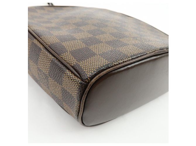 Borsa a Tracolla Louis Vuitton Damier Ipanema PM Damier Ebene N51294 - vista 14
