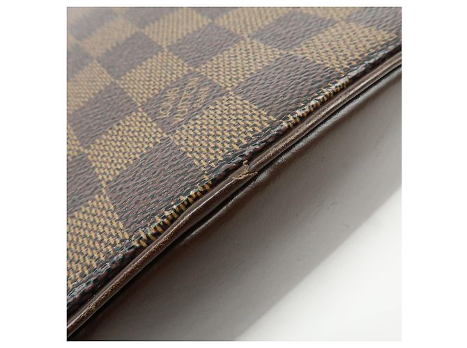 Borsa a Tracolla Louis Vuitton Damier Ipanema PM Damier Ebene N51294 - vista 16