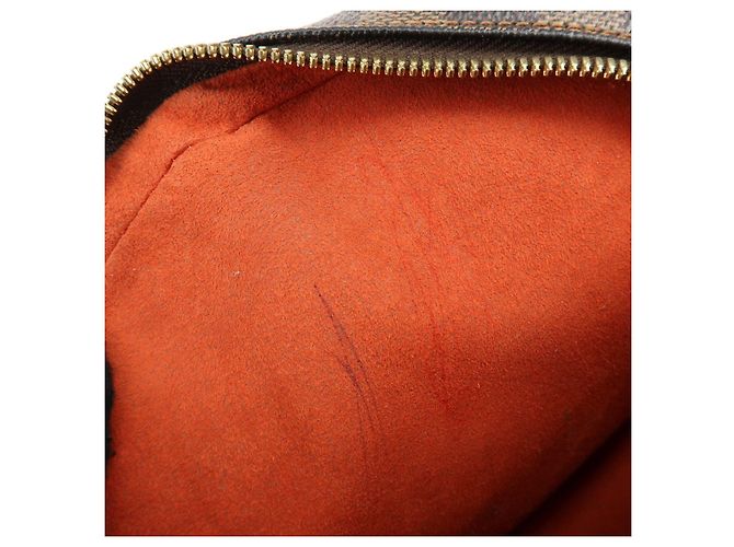 Borsa a Tracolla Louis Vuitton Damier Ipanema PM Damier Ebene N51294 - vista 20
