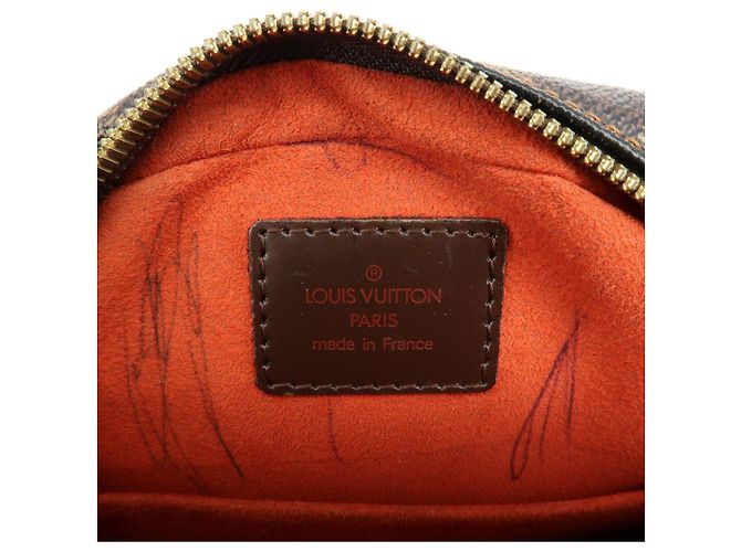 Borsa a Tracolla Louis Vuitton Damier Ipanema PM Damier Ebene N51294 - vista 23