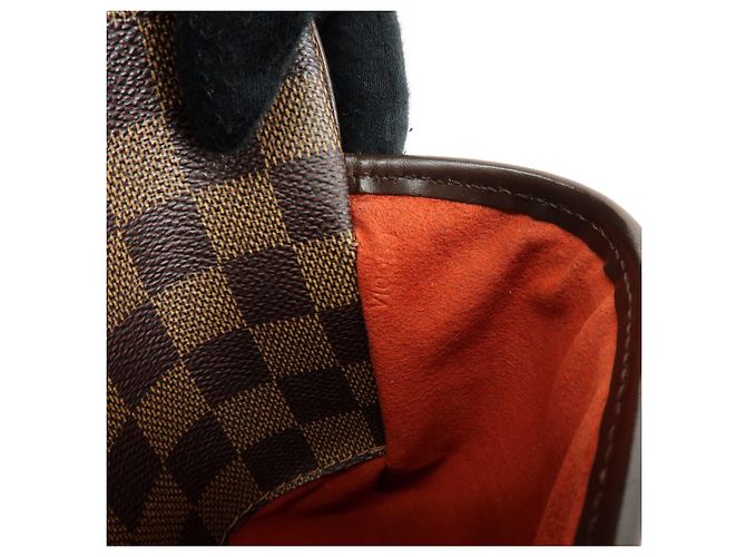 Borsa a Tracolla Louis Vuitton Damier Ipanema PM Damier Ebene N51294 - vista 24