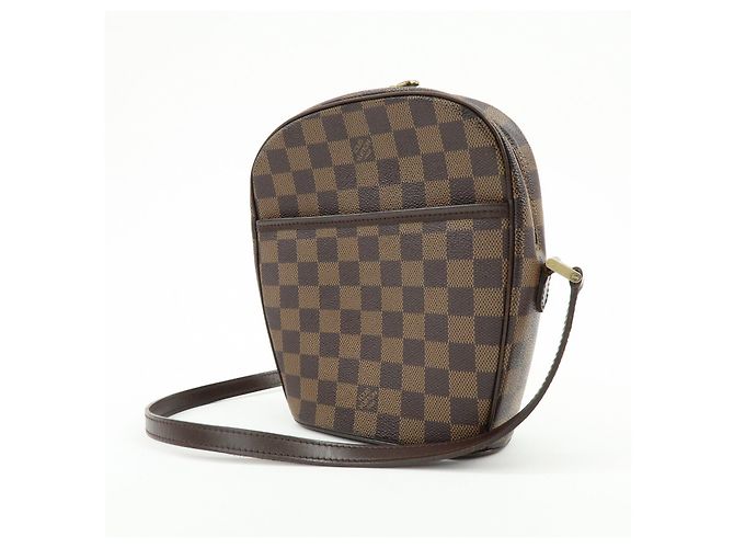 Borsa a Tracolla Louis Vuitton Damier Ipanema PM Damier Ebene N51294 - vista 3