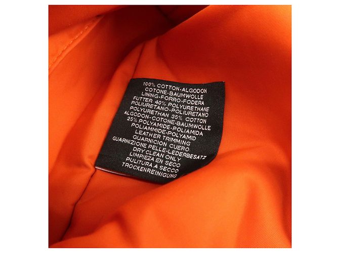 Hermès HERMES Mini Bolsa Bolide em lona de algodão e couro Rosa Bege - vista 22