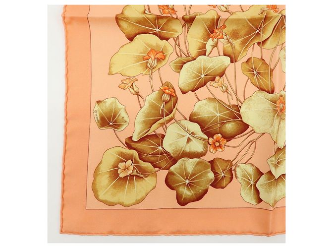 Hermès HERMES Carre 45 Set aus 2 Seidentücher 100% Seide Les Capucines EFFLUVES - Ansicht 16