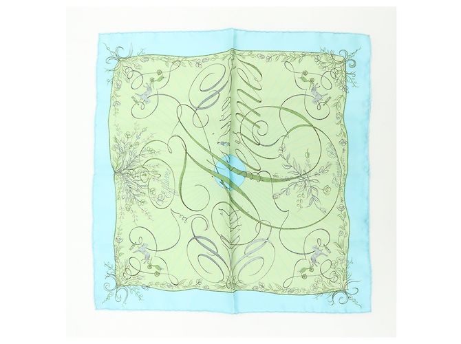 Hermès HERMES Carre 45 Set aus 2 Seidentücher 100% Seide Les Capucines EFFLUVES - Ansicht 2