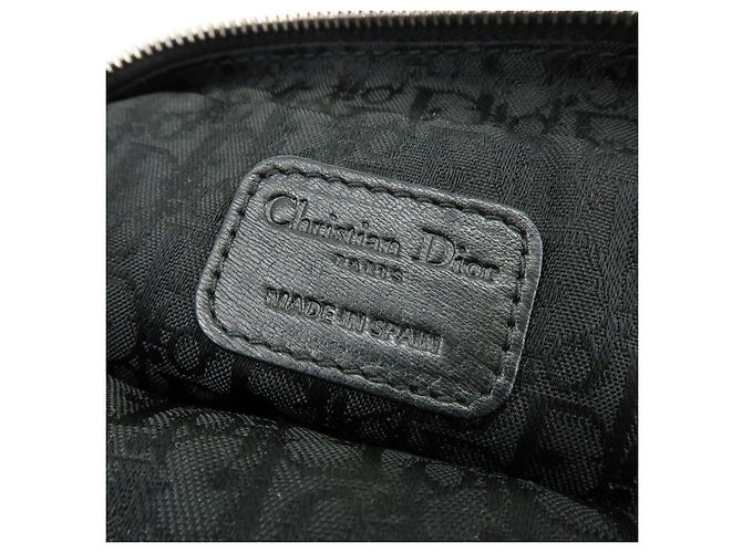 Christian Dior Lady Dior Cannage Accessory Pouch Makeup Bag Black - vista 19