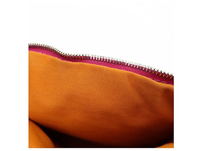 Hermès HERMES Bolide Pouch Mini Mini 16 Canvas Leather Cosmetic Pouch Pink - vista 21