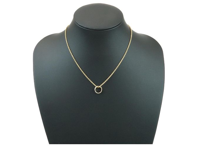 Collana Cartier Trinity K18 750YG/WG/PG Oro Giallo Bianco Rosa - vista 8