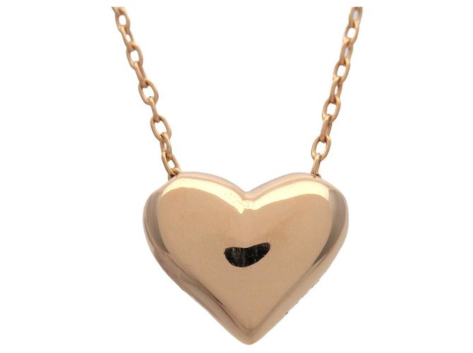 Collana Tiffany & Co Dots Heart 3P Diamanti K18 750YG PT950 - vista 2