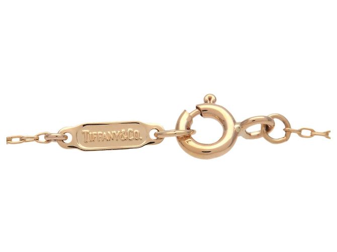 Collana Tiffany & Co Dots Heart 3P Diamanti K18 750YG PT950 - vista 7