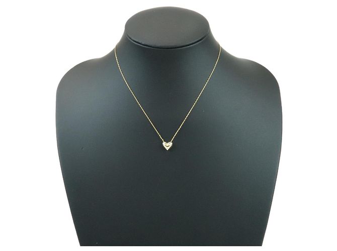 Collana Tiffany & Co Dots Heart 3P Diamanti K18 750YG PT950 - vista 8