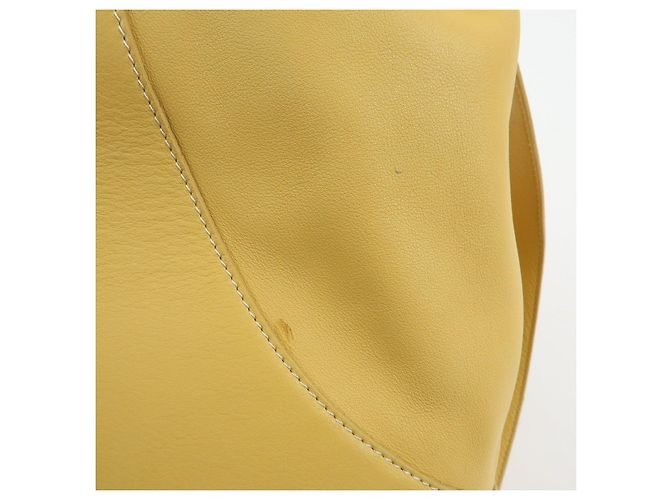 Zaino e Borsa a Tracolla LOEWE Anton Anagram in Pelle Mustard - vista 13