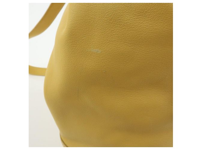 Zaino e Borsa a Tracolla LOEWE Anton Anagram in Pelle Mustard - vista 15