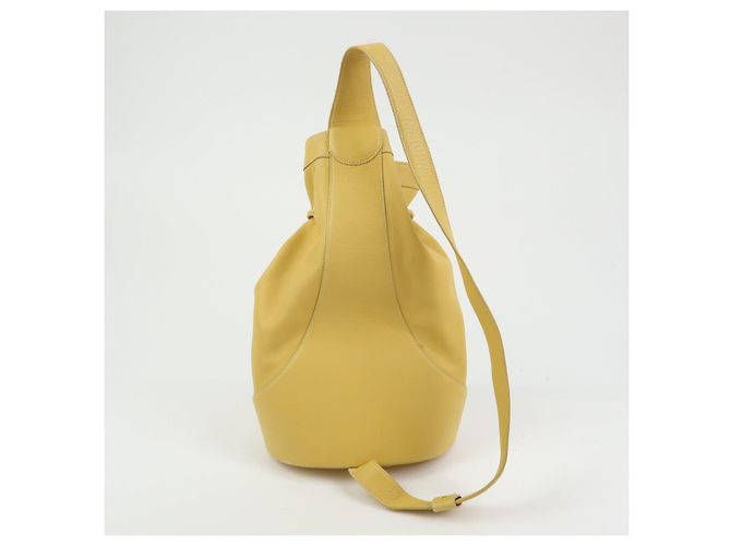 Zaino e Borsa a Tracolla LOEWE Anton Anagram in Pelle Mustard - vista 2