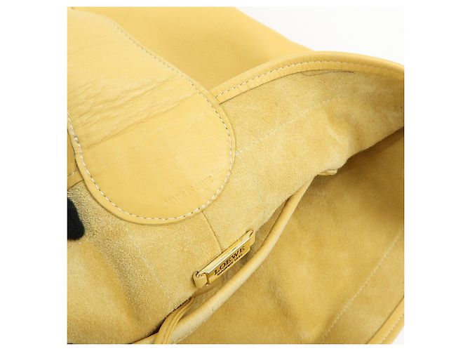 Zaino e Borsa a Tracolla LOEWE Anton Anagram in Pelle Mustard - vista 22