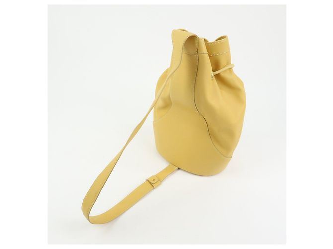 Zaino e Borsa a Tracolla LOEWE Anton Anagram in Pelle Mustard - vista 6