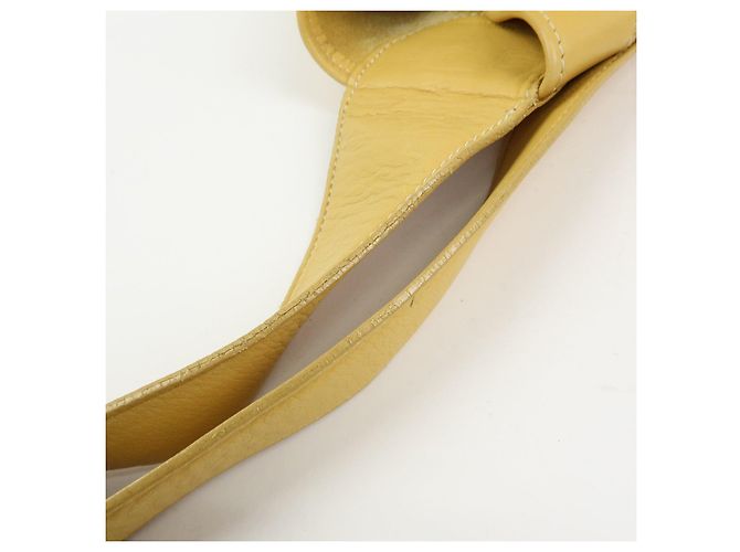 Zaino e Borsa a Tracolla LOEWE Anton Anagram in Pelle Mustard - vista 7