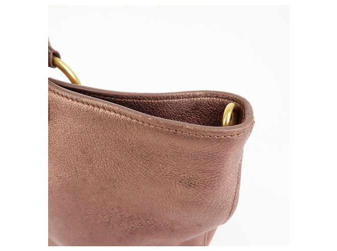 Borsa a mano e spalla 2Way PRADA in pelle Vitello Daino Rosa Metallizzato BN1713 - vista 17