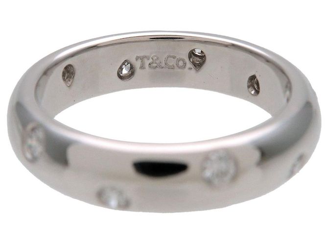 Tiffany & Co Tiffany&Co Dots Diamantring PT950 Platin US5 EU49.5 - Ansicht 5