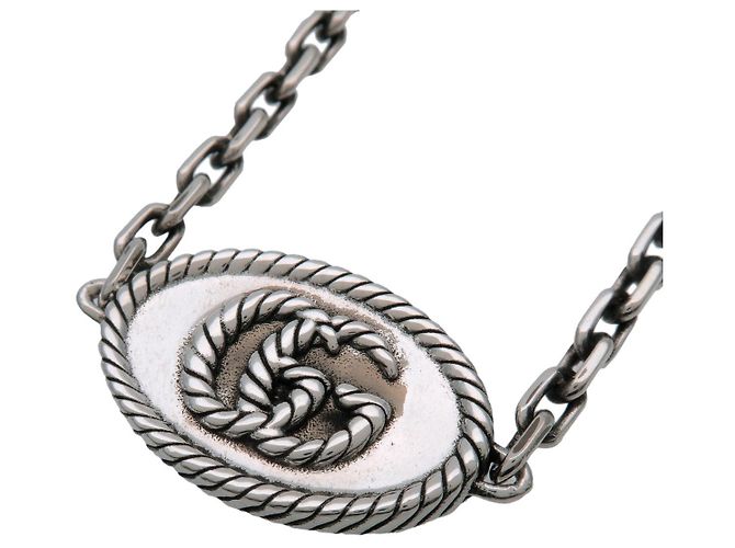 GUCCI Bracciale a catena Interlocking G #19 SV925 Silver 627749-J8400-0701 - vista 3