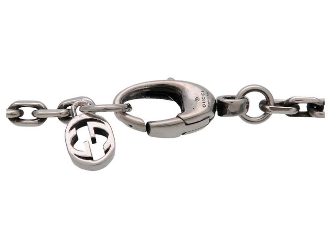 GUCCI Bracciale a catena Interlocking G #19 SV925 Silver 627749-J8400-0701 - vista 6