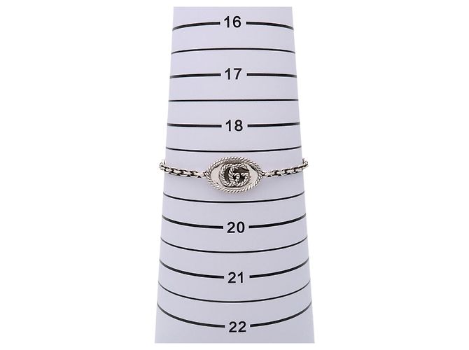 GUCCI Bracciale a catena Interlocking G #19 SV925 Silver 627749-J8400-0701 - vista 8