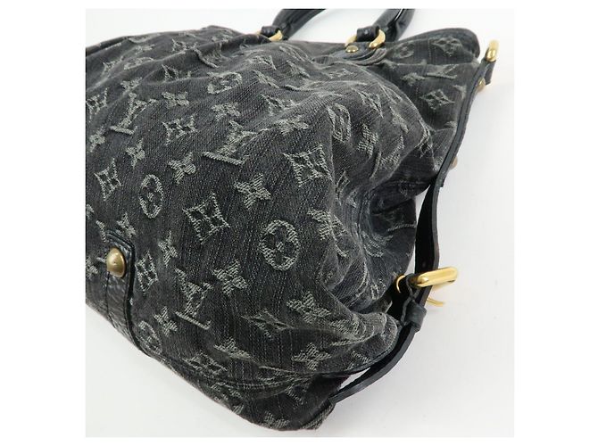 Louis Vuitton Monogram Denim Neo Cabby GM 2Way Bag Hand Bag Noir M95352 - vista 10