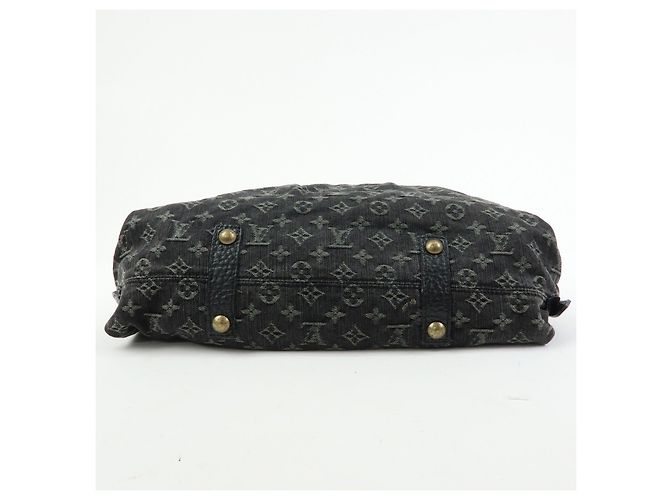 Louis Vuitton Monogram Denim Neo Cabby GM 2Way Bag Hand Bag Noir M95352 - vista 5