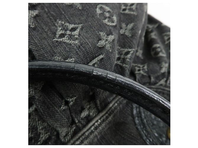 Louis Vuitton Monogram Denim Neo Cabby GM 2Way Bag Hand Bag Noir M95352 - vista 8