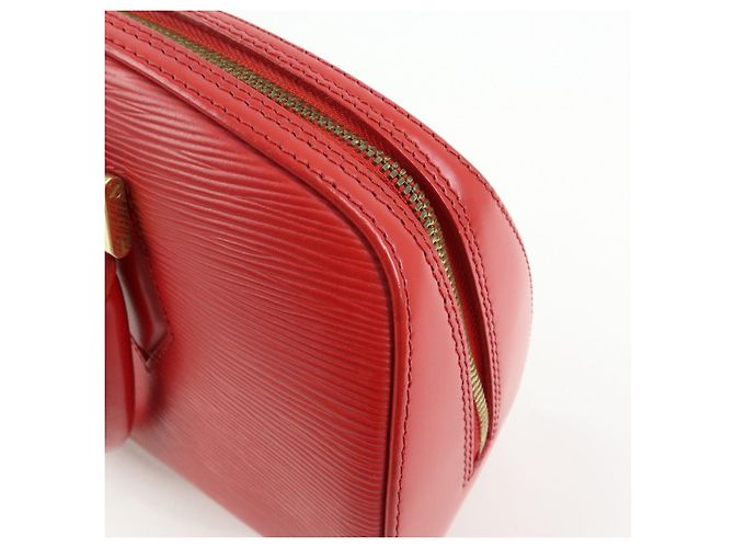 Borsa a mano Louis Vuitton Epi Leather Jasmine Castilian Red M52087 - vista 15