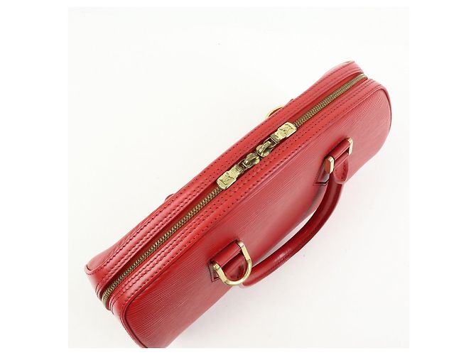 Borsa a mano Louis Vuitton Epi Leather Jasmine Castilian Red M52087 - vista 17