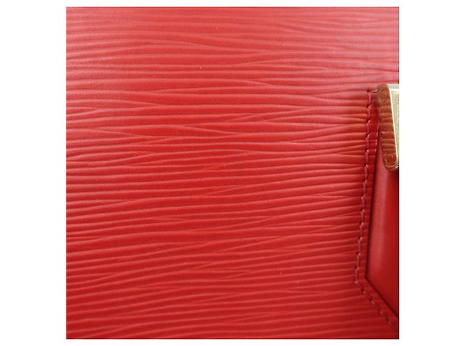 Borsa a mano Louis Vuitton Epi Leather Jasmine Castilian Red M52087 - vista 18