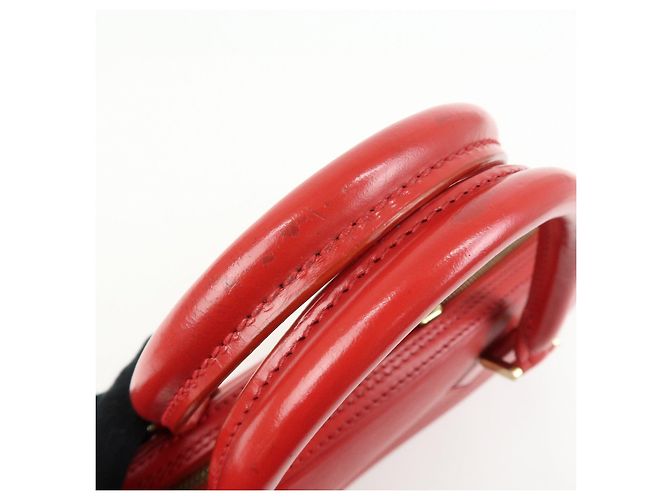 Borsa a mano Louis Vuitton Epi Leather Jasmine Castilian Red M52087 - vista 8