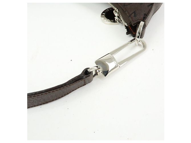 Bulgari Borsa a tracolla e borsa a mano BVLGARI Logomania Canvas Leather Brown - vista 9