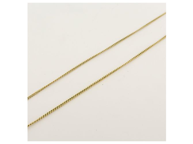 Christian Dior Logo Circle Pendant Metallkette Gold - Ansicht 4
